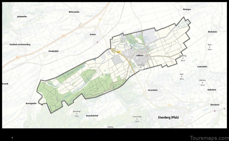 Map of Göllheim Germany