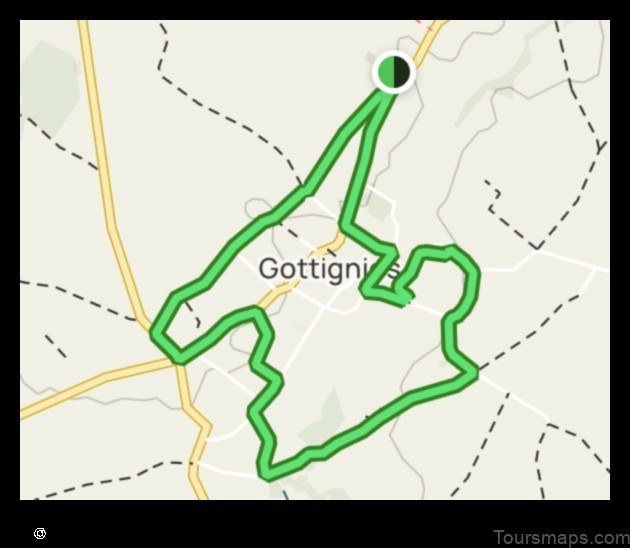 Map of Gottignies Belgium