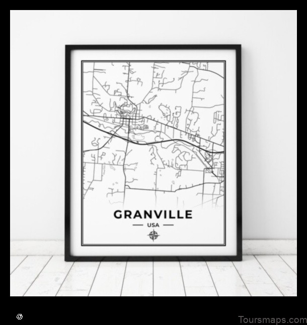 Map of Granville United States