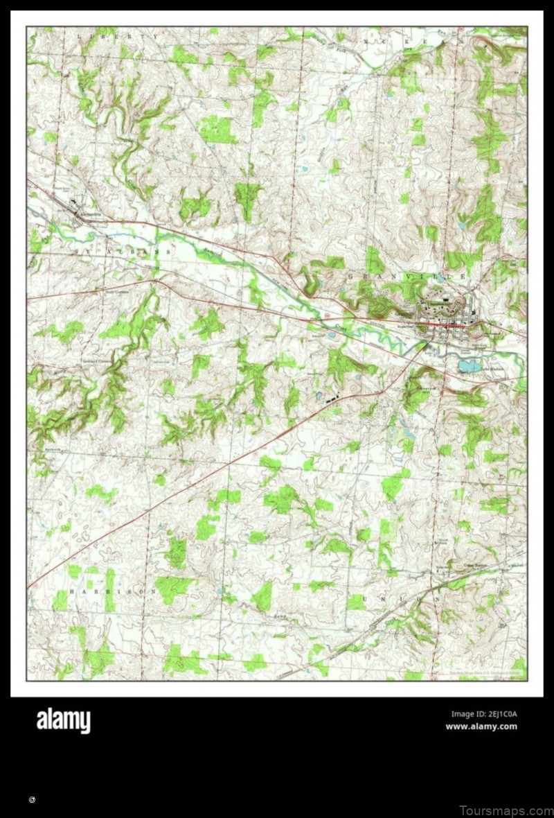 Map of Granville United States