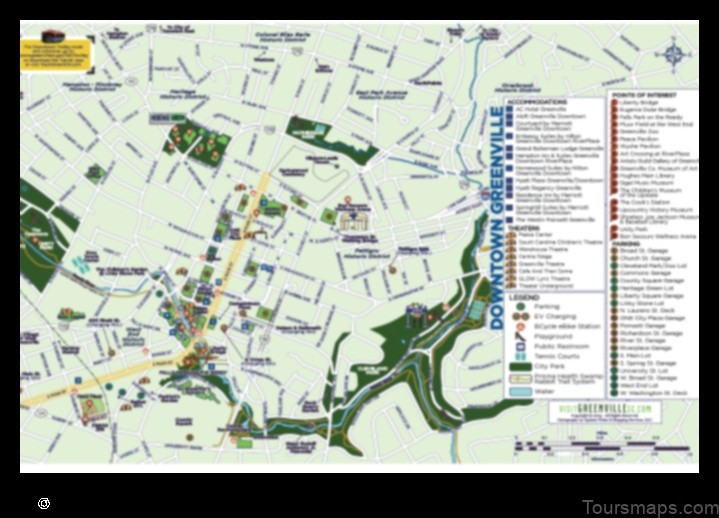 Map of Greenville United States