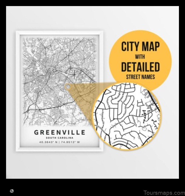 Map of Greenville United States