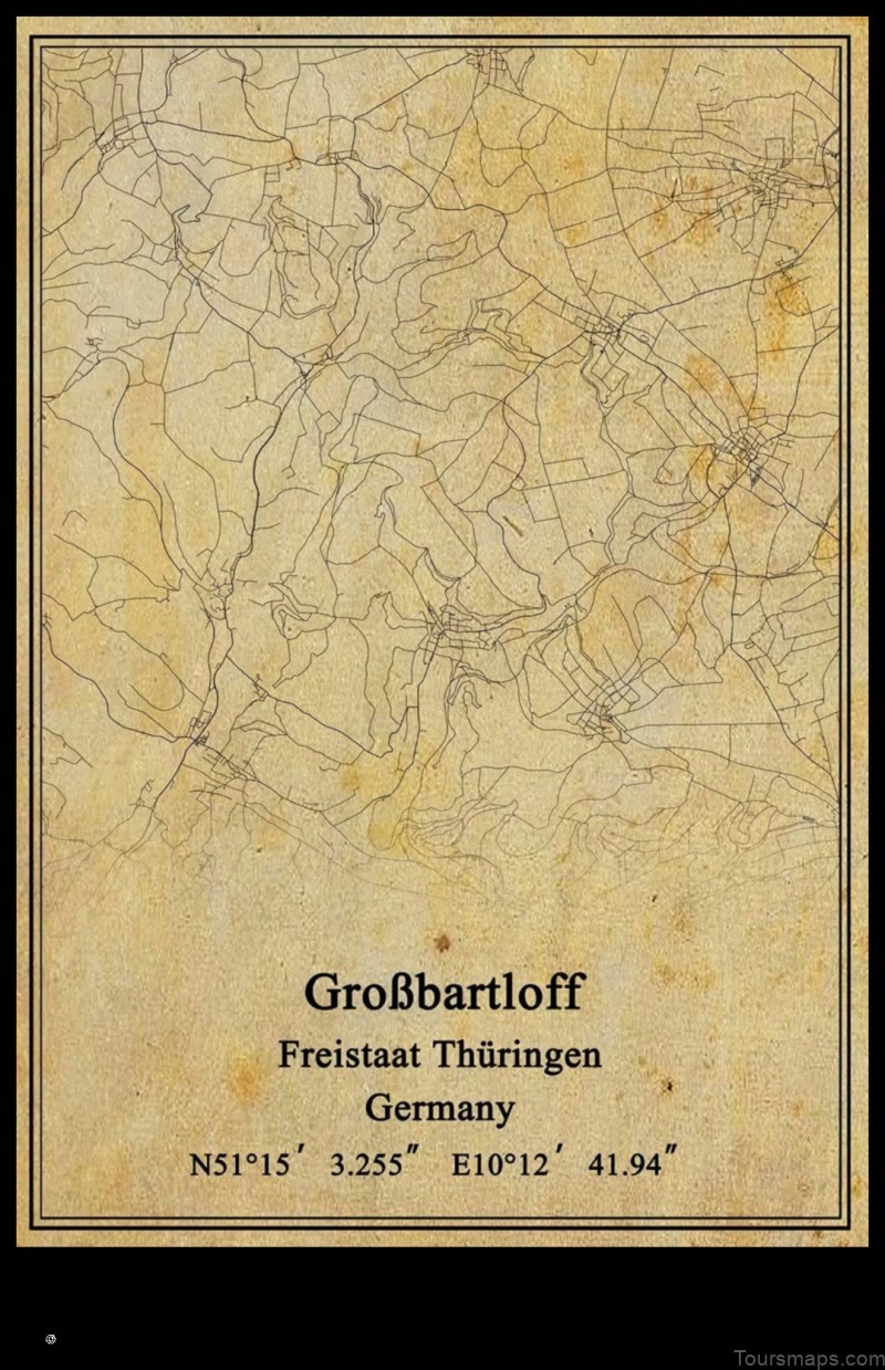 Map of Großbartloff Germany