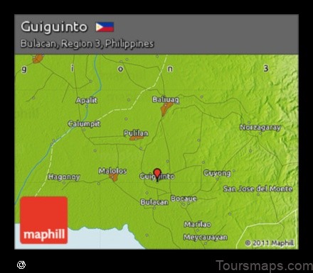 Map of Guiguinto Philippines