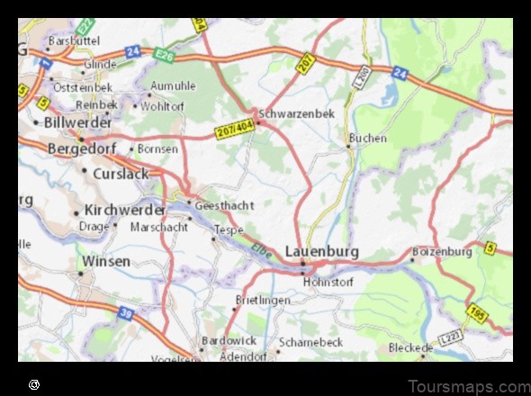 explore gulzow germany with this detailed map