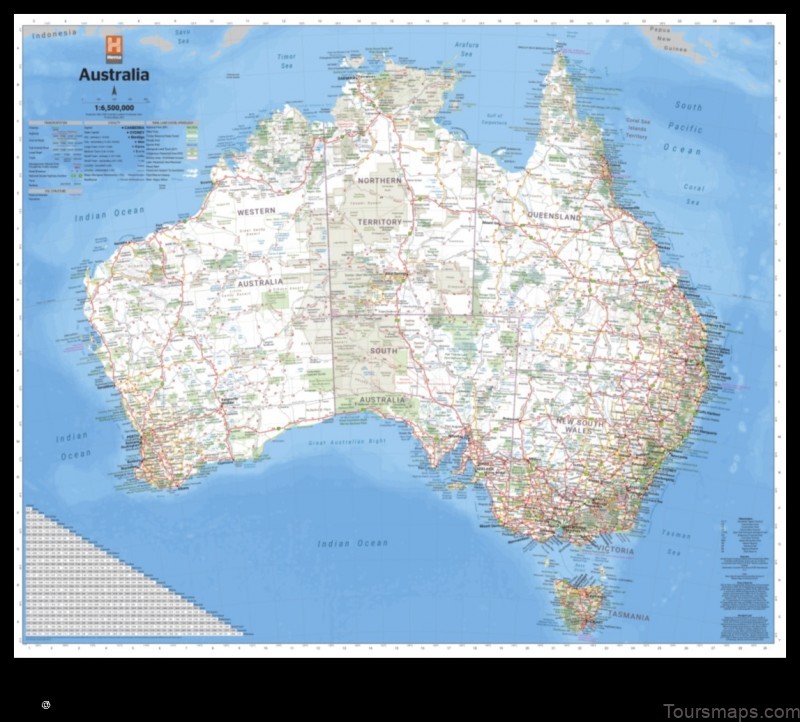 Map of Hackham Australia