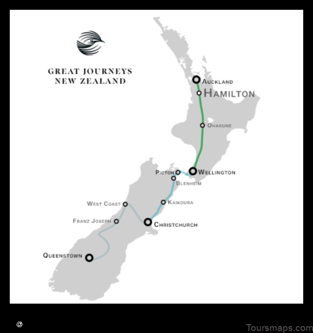 Map of Hamilton West New Zealand