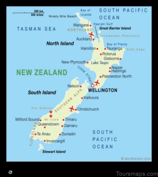 Map of Hamilton West New Zealand