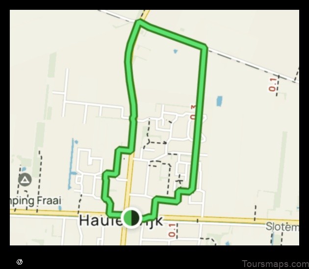 Map of Haulerwijk Netherlands