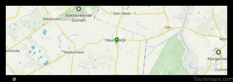 Map of Haulerwijk Netherlands