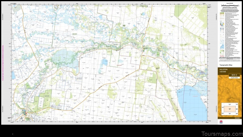 Map of Hillston Australia