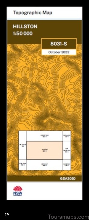 Map of Hillston Australia