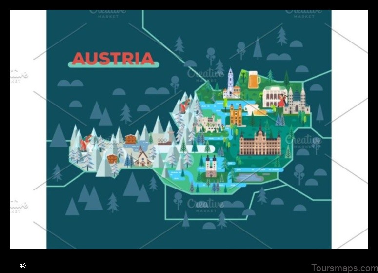 Map of Hof Austria