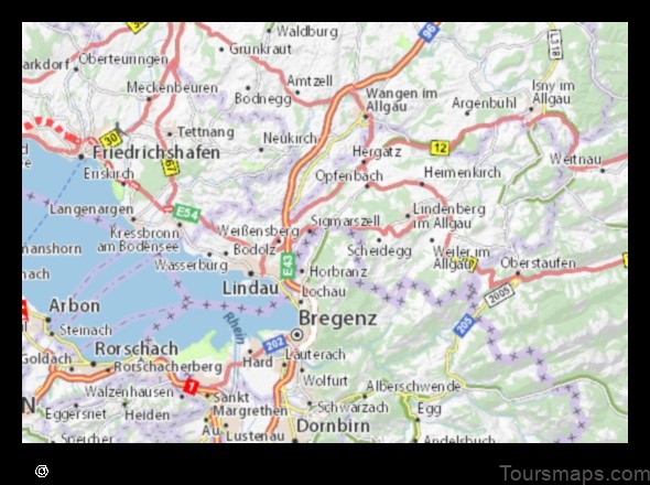 Map of Hohenweiler Austria