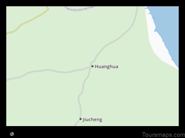 Map of Huanghua China