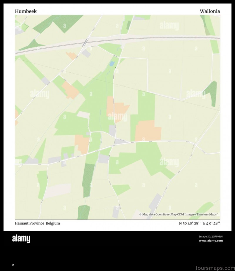 Map of Humbeek Belgium