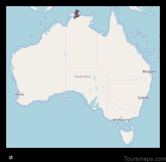 Map of Humpty Doo Australia