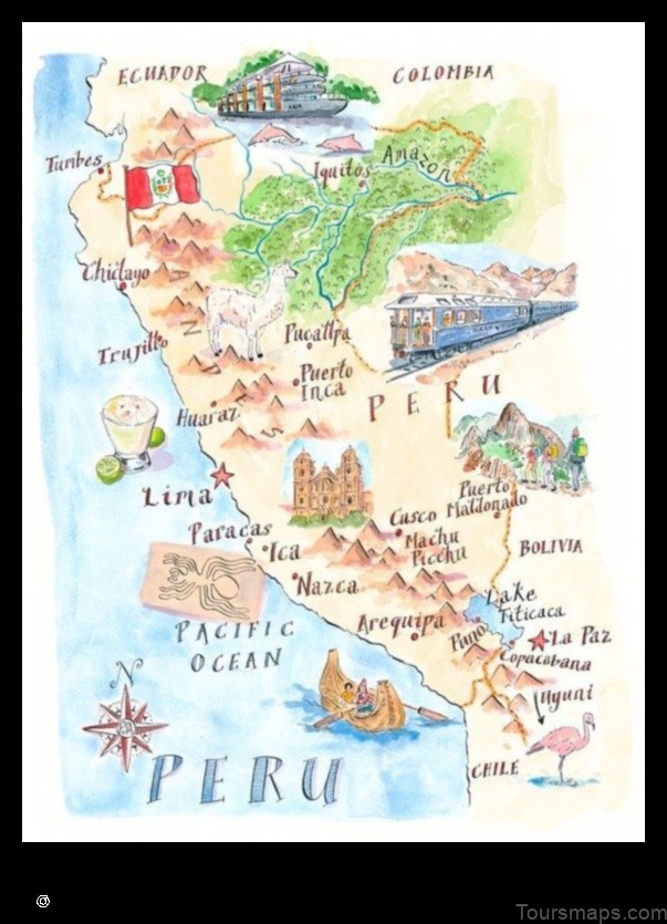 Map of Iquipi Peru