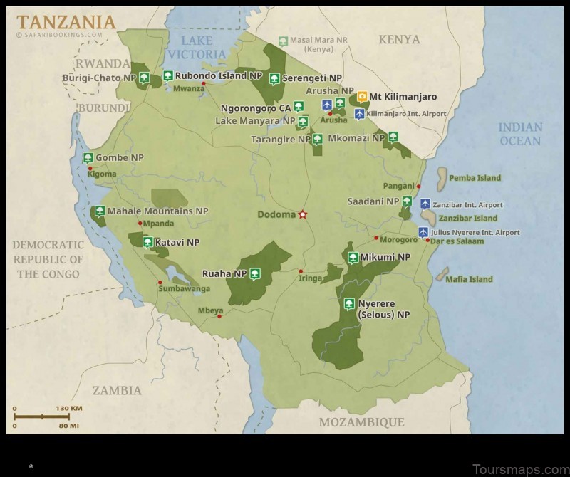 Map of Isaka Tanzania, United Republic of