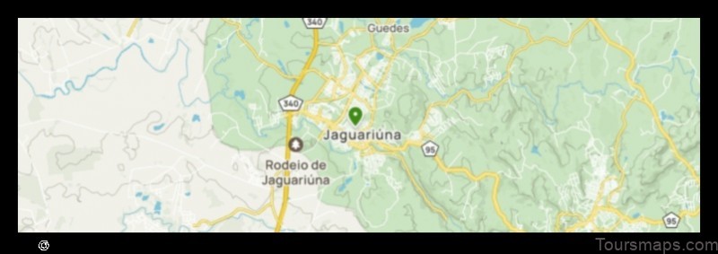 Map of Jaguariúna Brazil