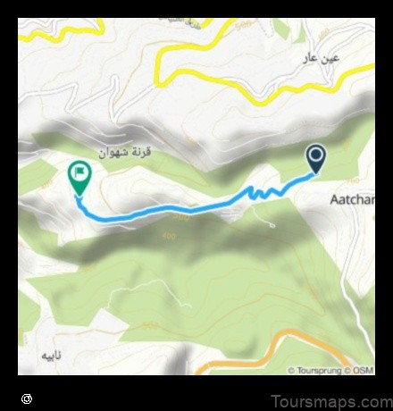 Map of Jdaidet el Matn Lebanon