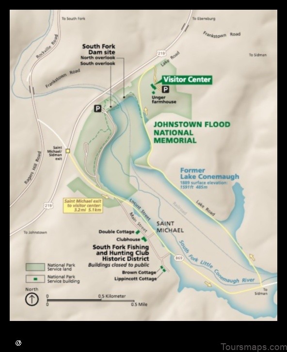 Map of Johnstown United States