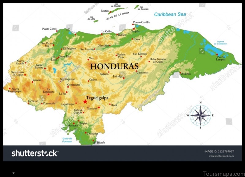 Map of Juticalpa Honduras