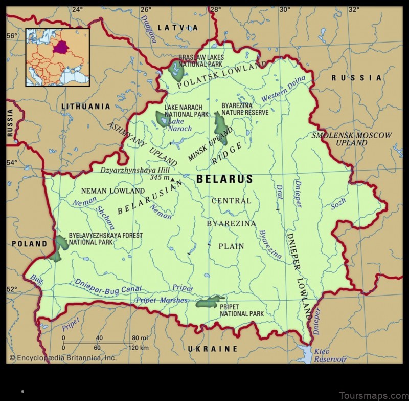 Map of Kadino Belarus