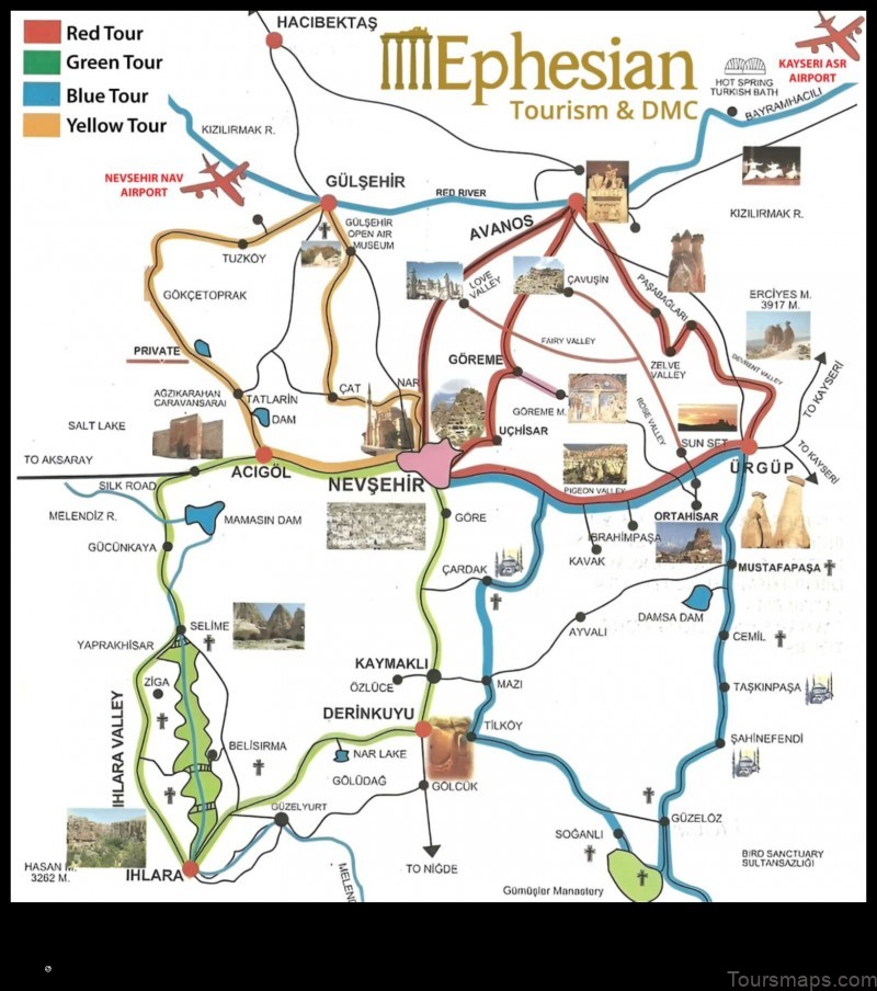 Map of Kayapa Turkey