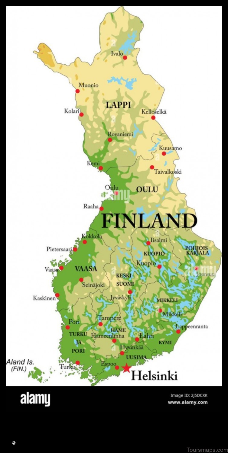 Map of Keminmaa Finland