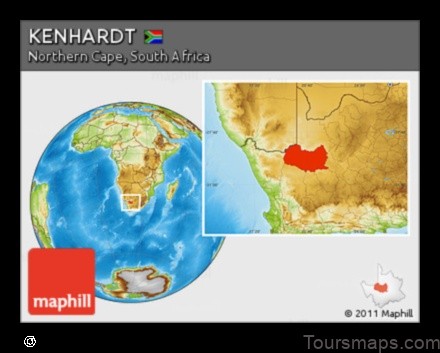 Map of Kenhardt South Africa