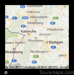 Map of Kieselbronn Germany