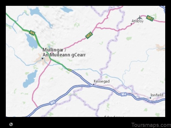 Map of Killucan Ireland