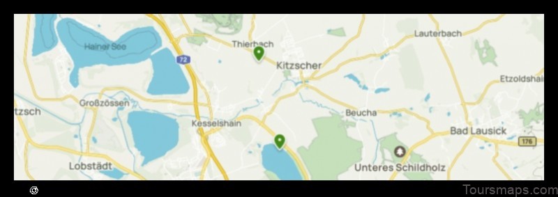 Map of Kitzscher Germany