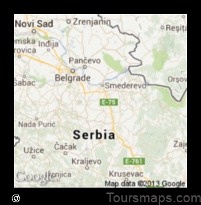 Map of Klenje Serbia