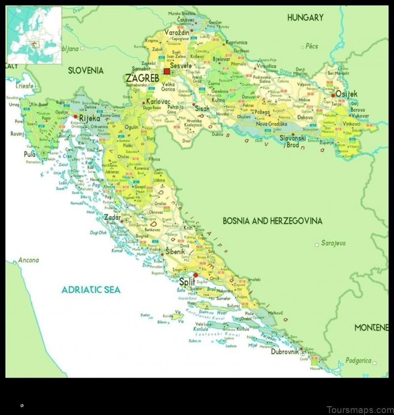 explore komletinci croatia with this detailed map