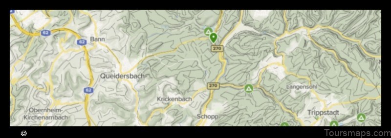 Map of Krickenbach Germany