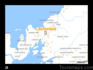 Map of La Ensenada Panama