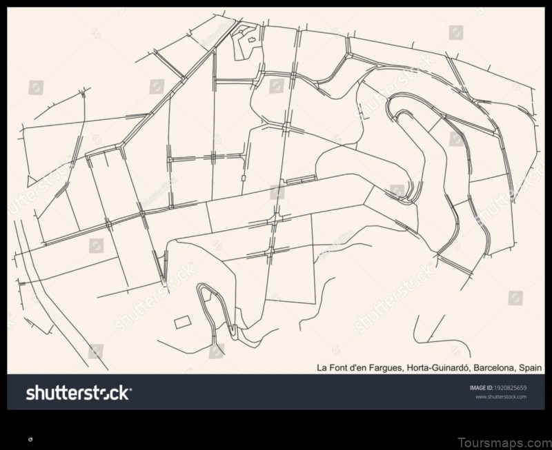 Map of la Font den Fargues Spain