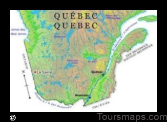 Map of La Sarre Canada