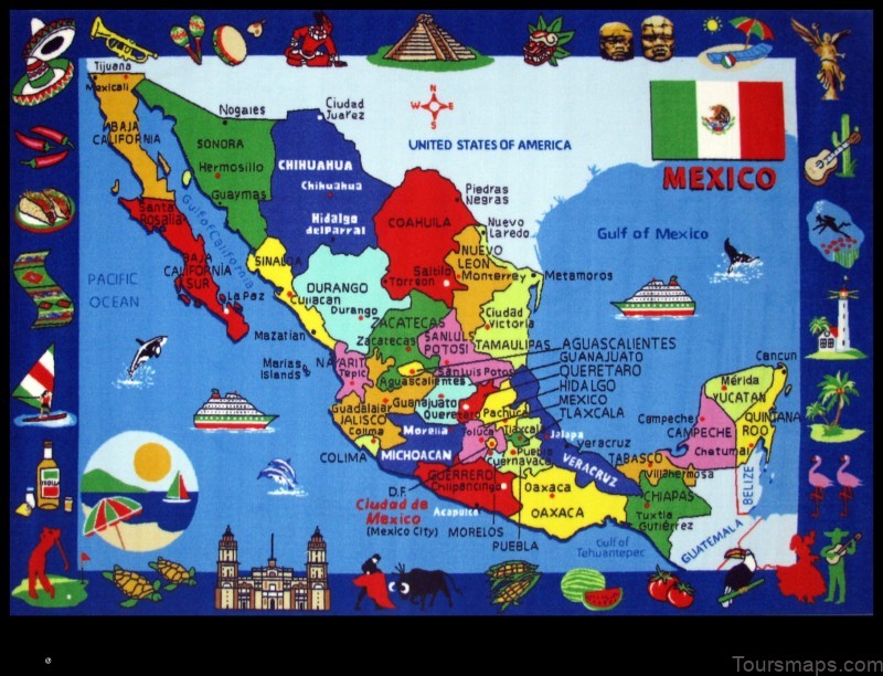 Map of Las Compuertas Mexico