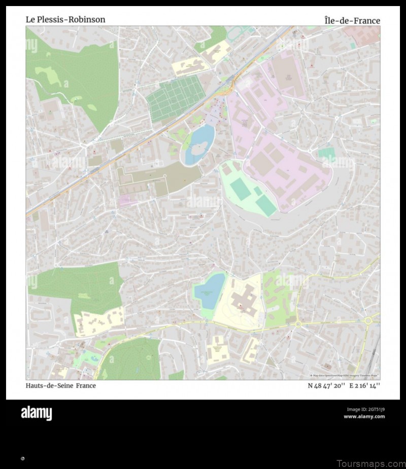 Map of Le Plessis-Robinson France