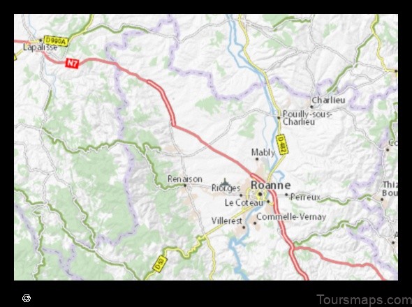 Map of Lespinasse France