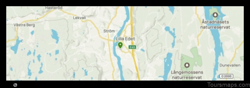 Map of Lilla Edet Sweden