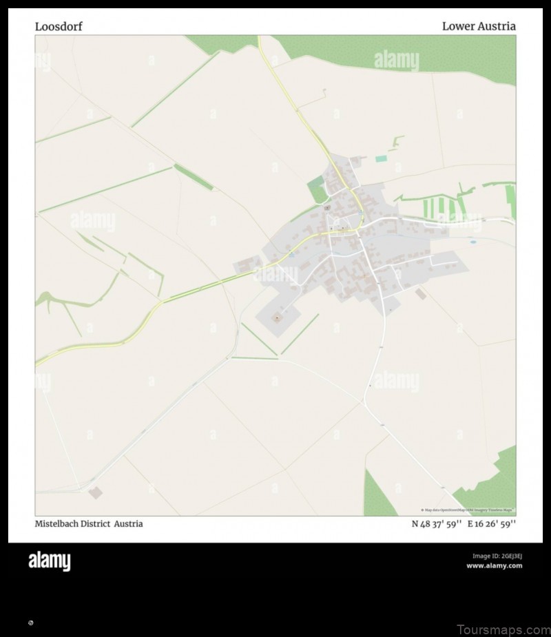 explore loosdorf austria with this detailed map