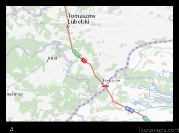 Map of Lubycza Królewska Poland