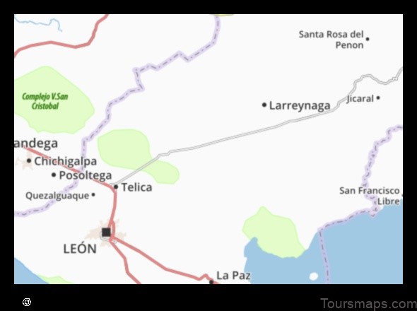 Map of Malpaisillo Nicaragua