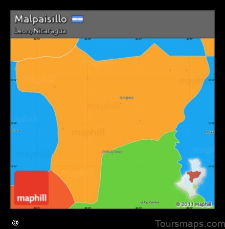 Map of Malpaisillo Nicaragua