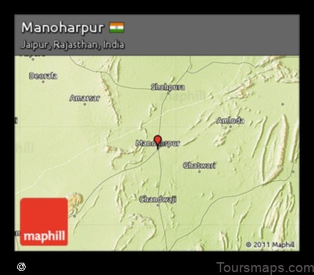 Map of Manoharpur India