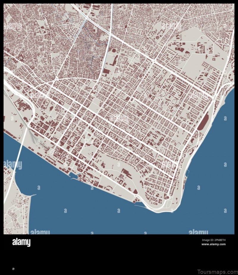 Map of Maputo Mozambique